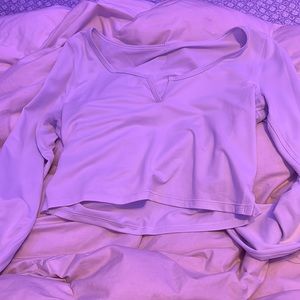 white lulu lemon long sleve